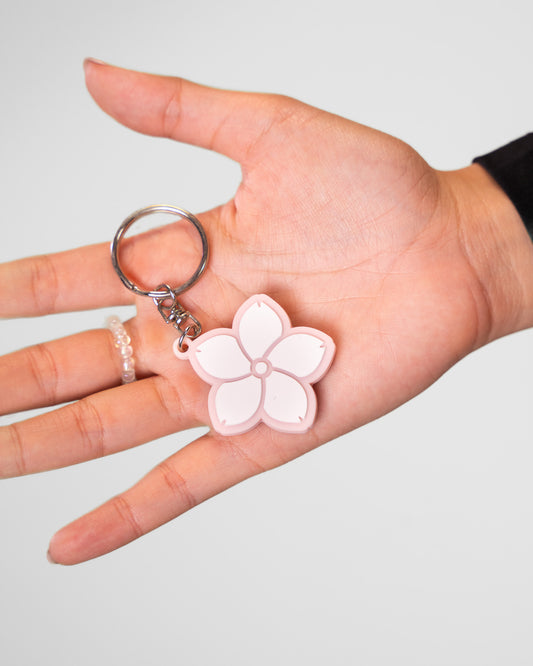 Porte-clés fleur