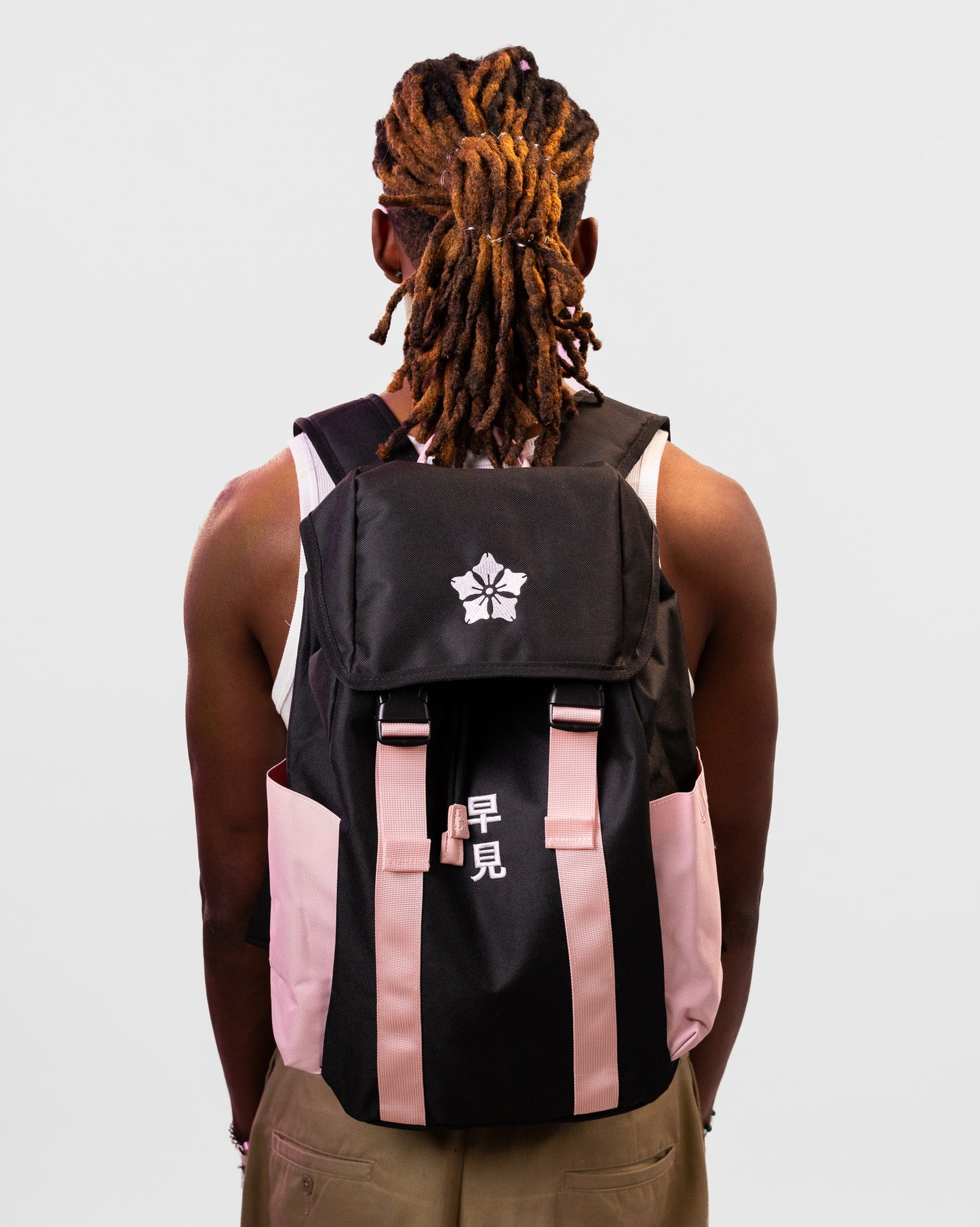 Black and Pink Backpack
