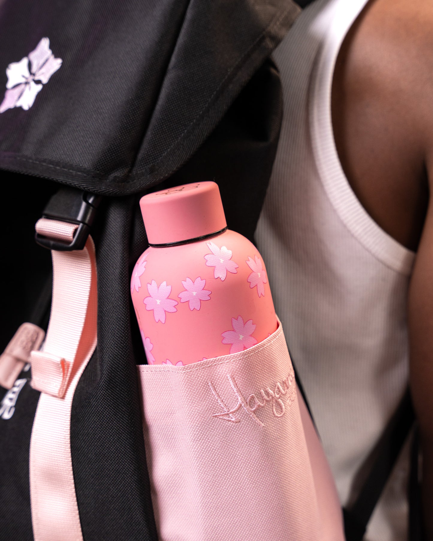 Black and Pink Backpack