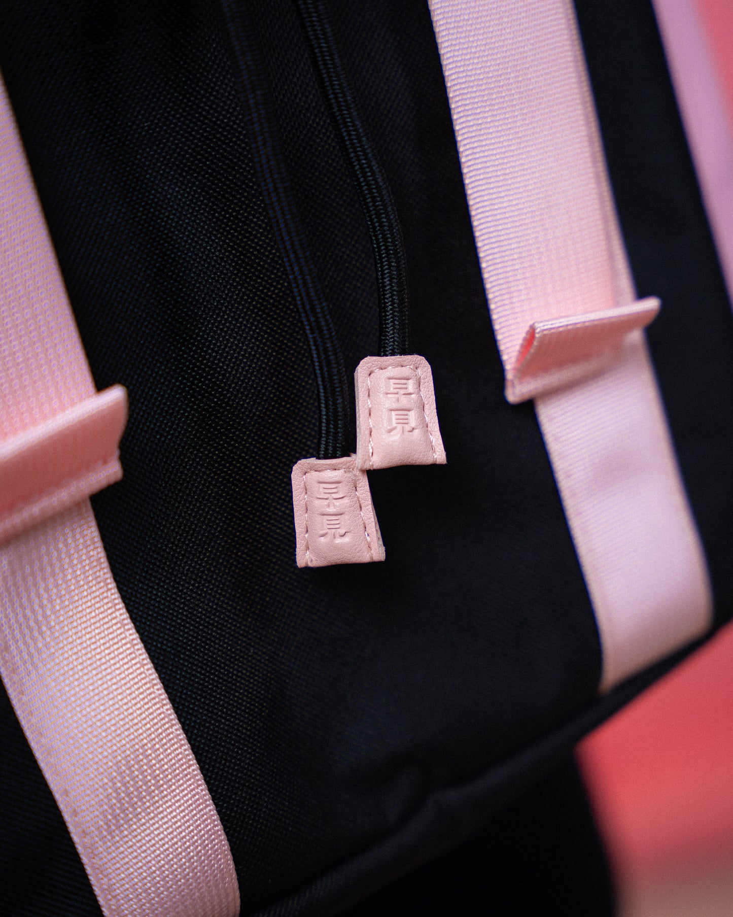Black and Pink Backpack