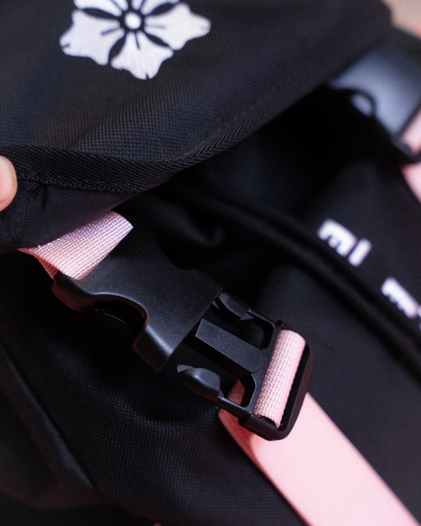 Black and Pink Backpack