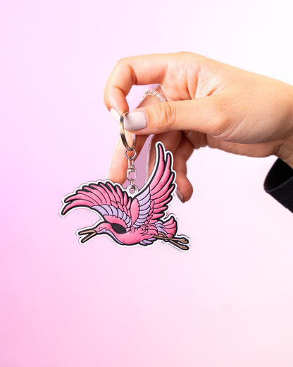 Crane keychain