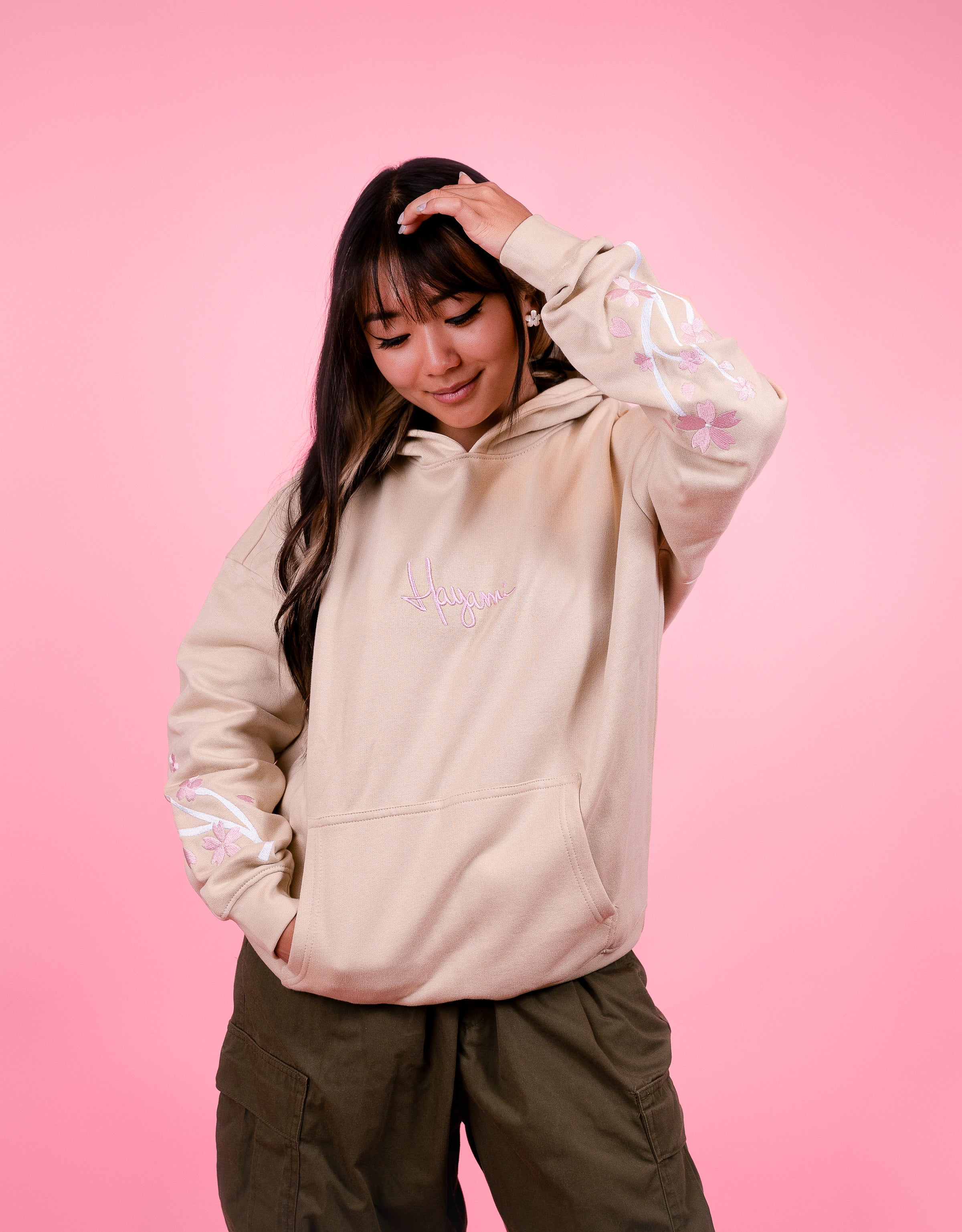 Hoodie beige - HARU