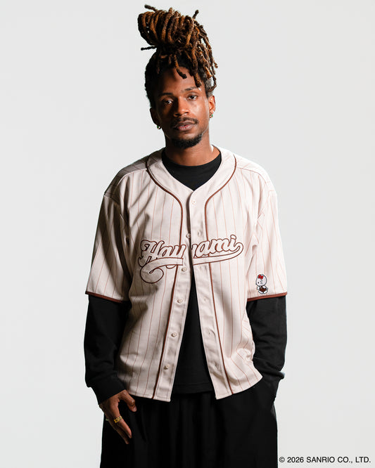 Jersey Baseball Beige Hayami | Hello Kitty