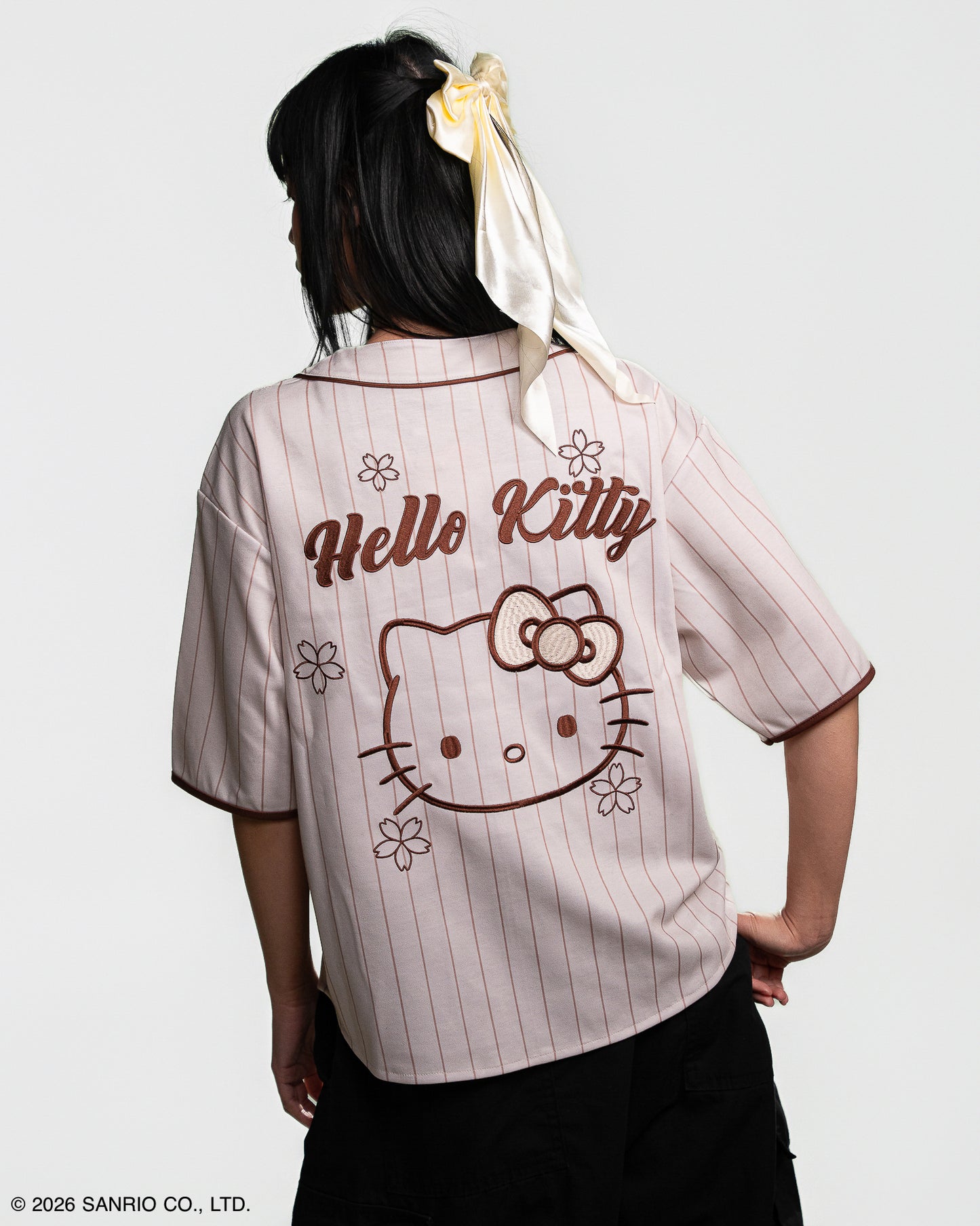 Jersey Baseball Beige Hayami | Hello Kitty