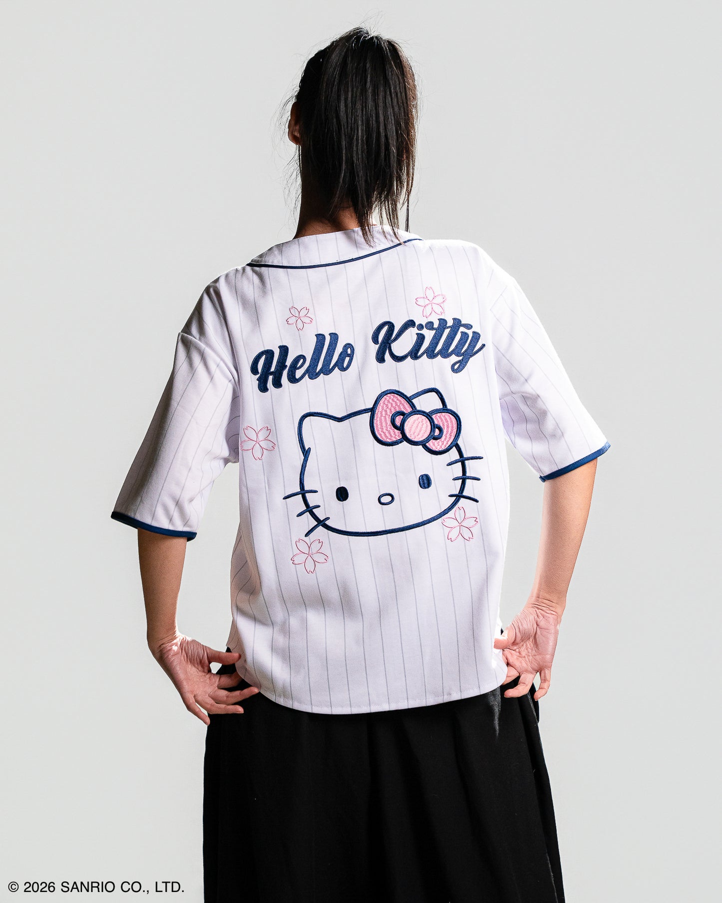 Jersey Baseball Blanc Hayami | Hello Kitty