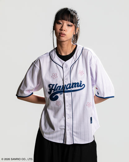 Jersey Baseball Blanc Hayami | Hello Kitty