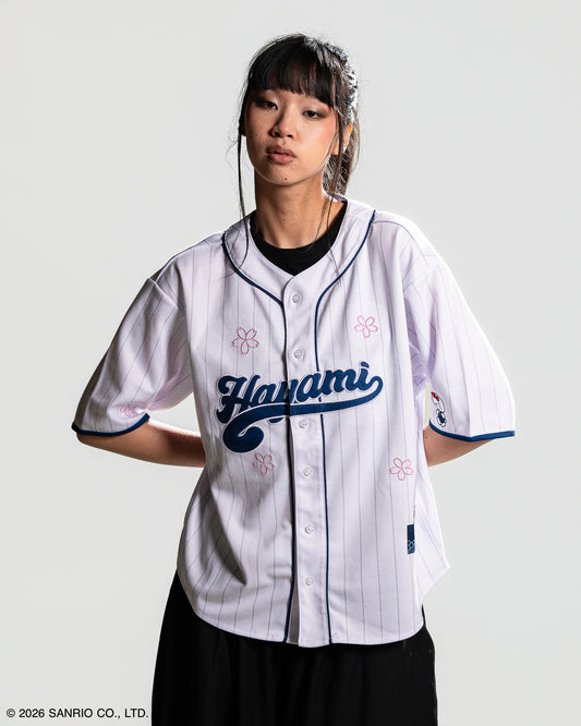 Jersey Baseball Blanc Hayami | Hello Kitty