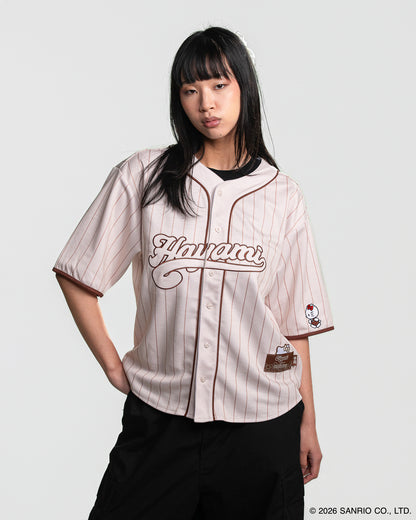 Jersey Baseball Beige Hayami | Hello Kitty