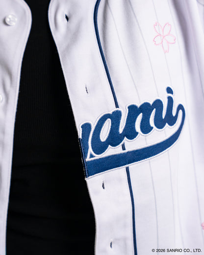 Jersey Baseball Blanc Hayami | Hello Kitty