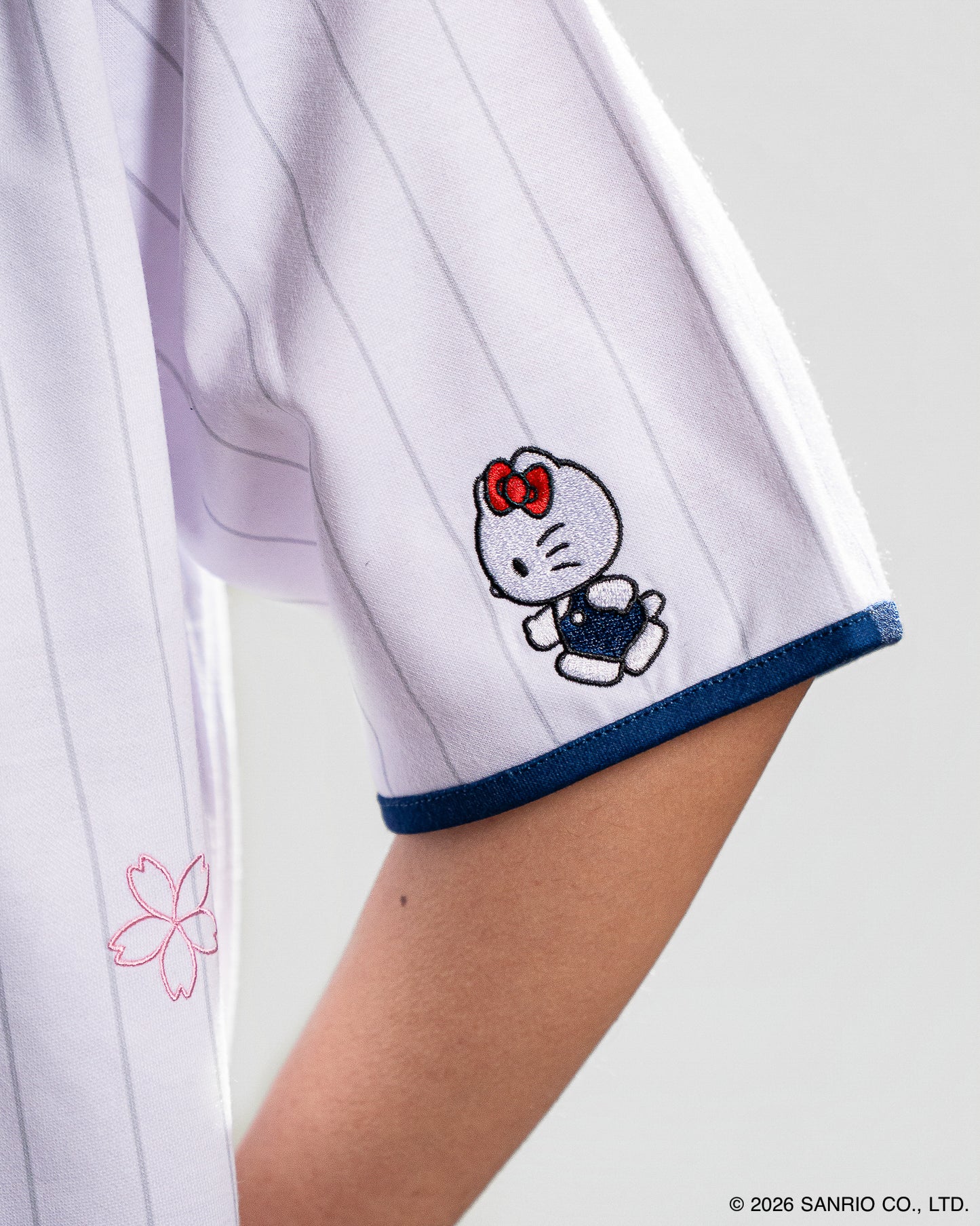Jersey Baseball Blanc Hayami | Hello Kitty