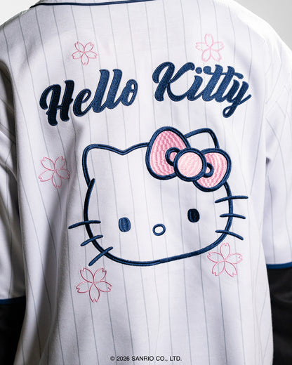 Jersey Baseball Blanc Hayami | Hello Kitty