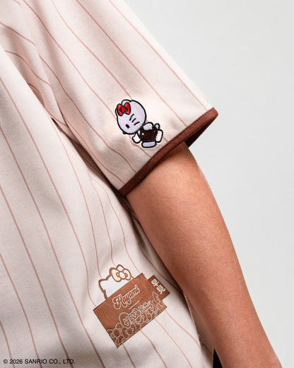 Jersey Baseball Beige Hayami | Hello Kitty
