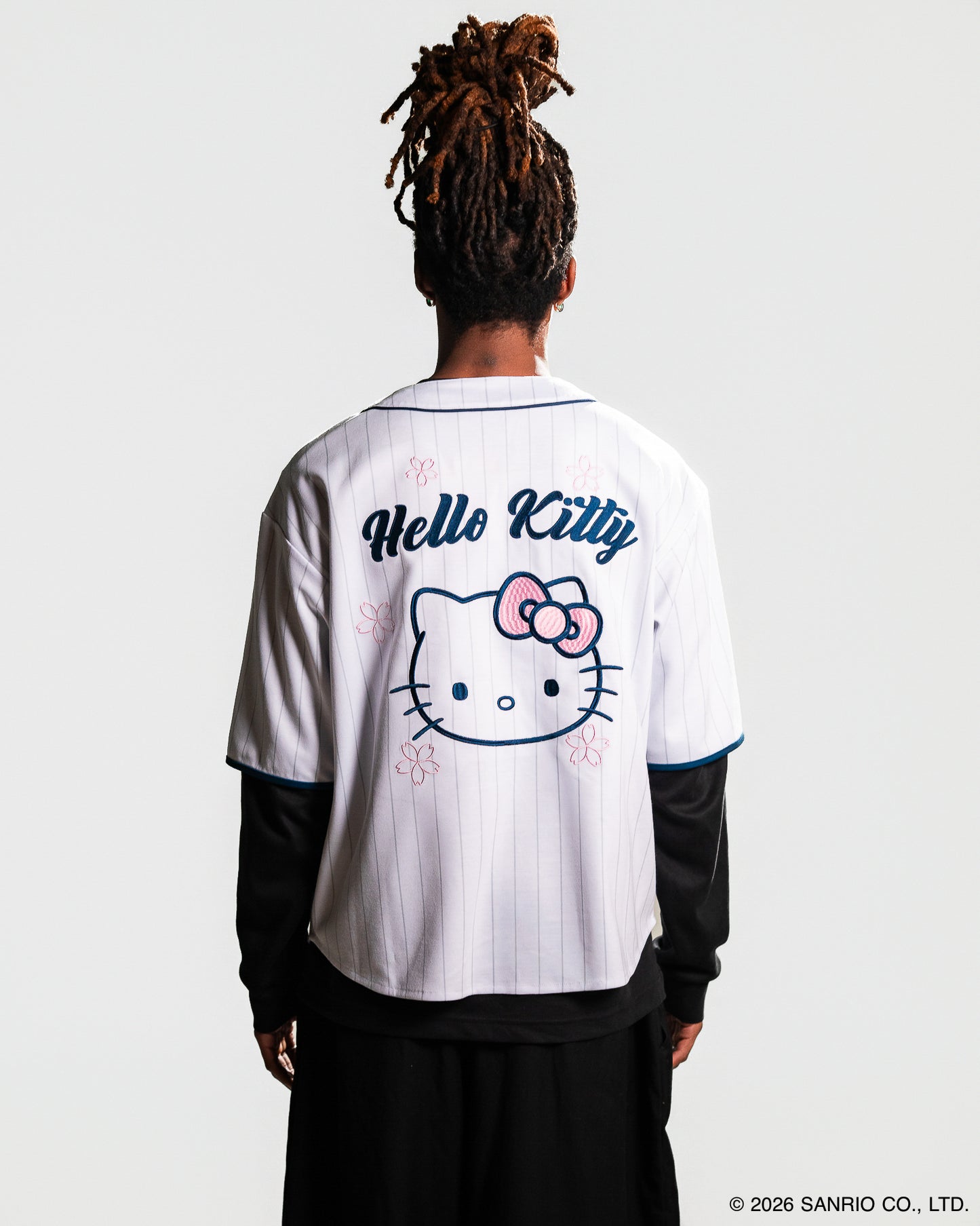 Jersey Baseball Blanc Hayami | Hello Kitty