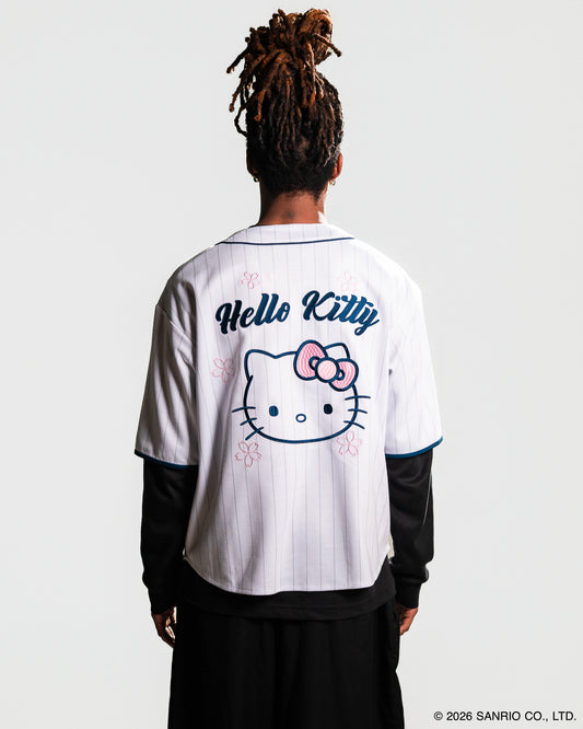 Jersey Baseball Blanc Hayami | Hello Kitty